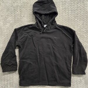 Outdoor Voices‎ Cotton Terry Oversized Hoodie Long Sleeve Women's Medium Black